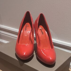 Chic Red Women's Heels